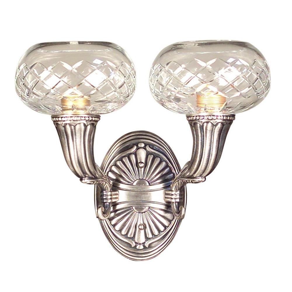 Classic Lighting 57322 MS Chatham Wall Sconce in Millennium Silver